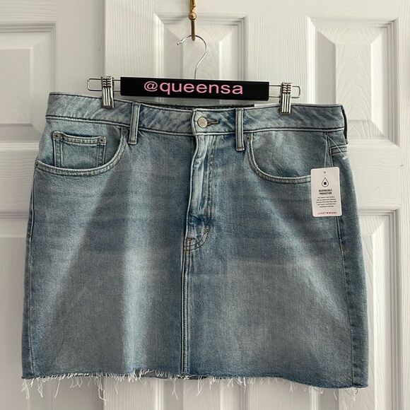 Lucky Brand Denim Mini Skirt Size 32 - Picture 1 of 11